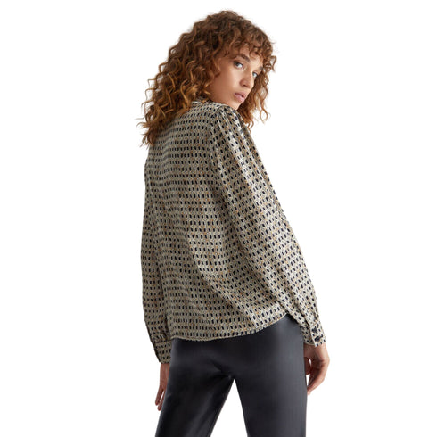 Camicia Donna in raso con fantasia Rossa Liu Jo- Francavilla Moda